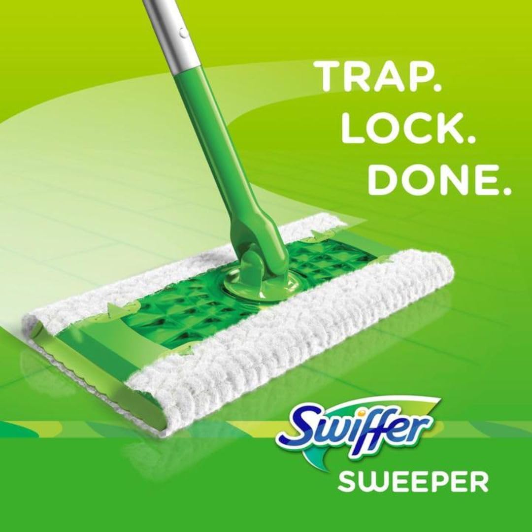 Swiffer Sweeper 2-in-1, Dry and Wet Multi Surface Floor Cleaner, 20 Piece  Set –